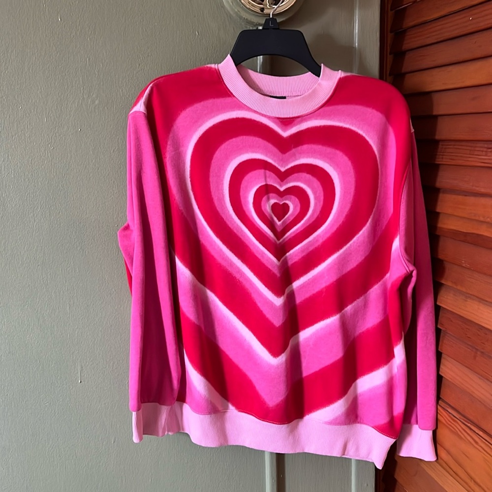 Valentine’s hearts sweatshirt